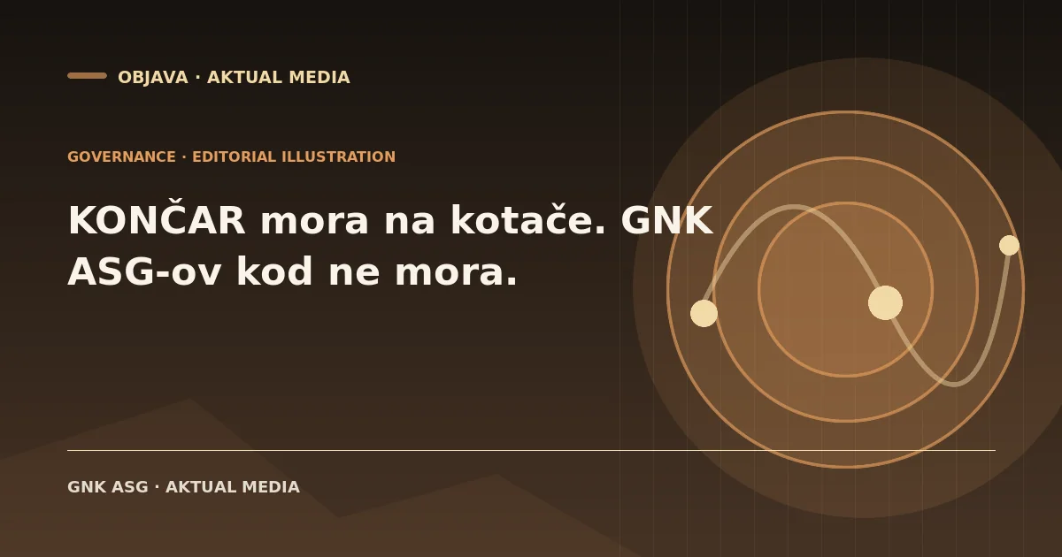 KONČAR mora na kotače. GNK ASG-ov kod ne mora.